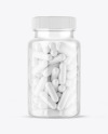 Clear Pills Bottle Mockup Clear Pills Bottle Mockup