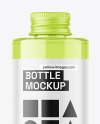 Clear Bottle Mockup