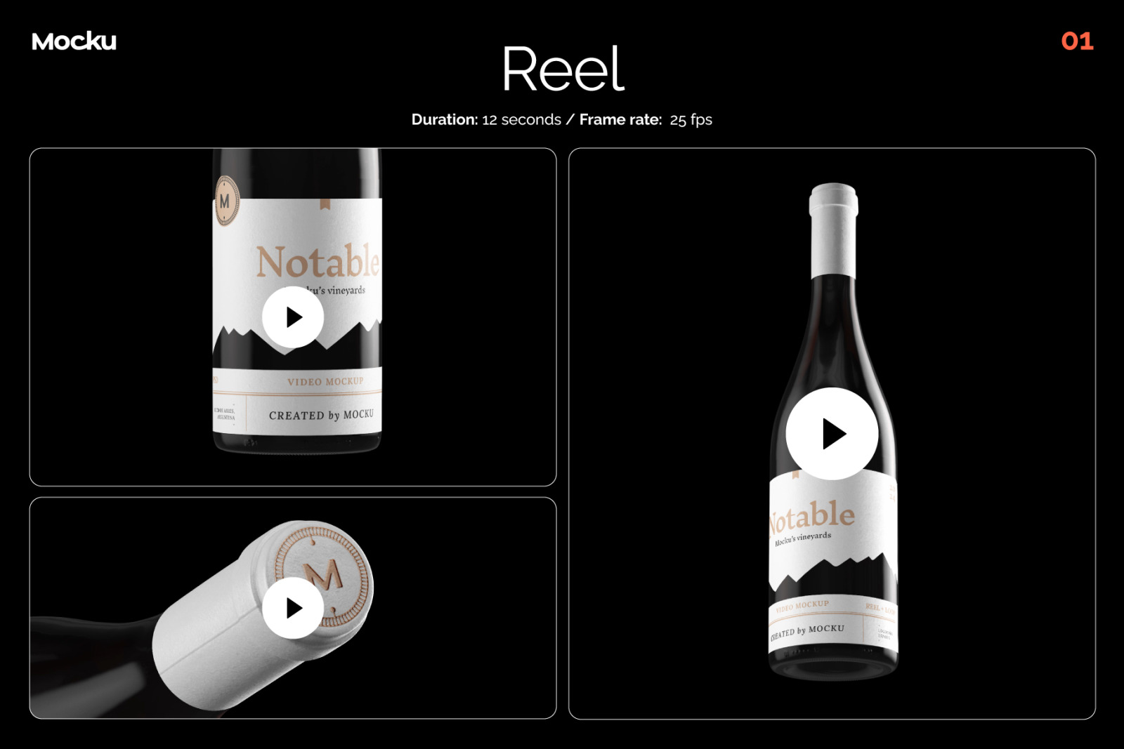 Burgundy Wine Video Mockup - Notable Collection Burgundy Wine Video Mockup - Notable Collection