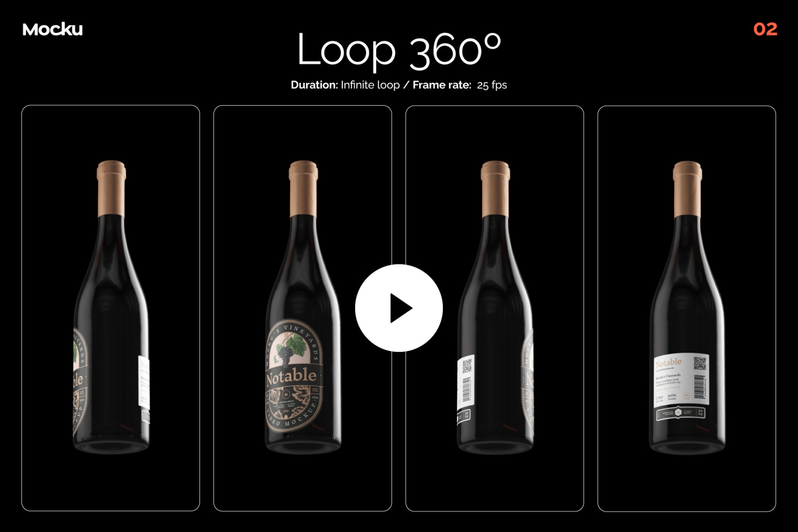 Burgundy Wine Video Mockup - Notable Collection Burgundy Wine Video Mockup - Notable Collection