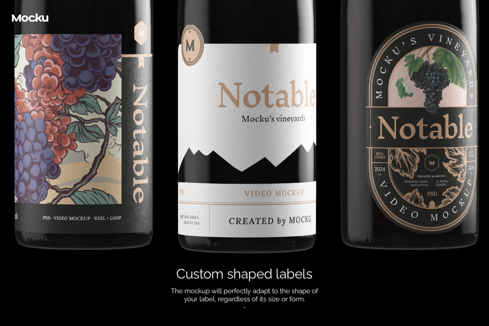 Burgundy Wine Video Mockup - Notable Collection Burgundy Wine Video Mockup - Notable Collection