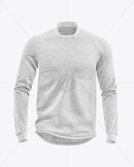 Crossshirt Melange Jersey Mockup - Front View - Free Download Images ...