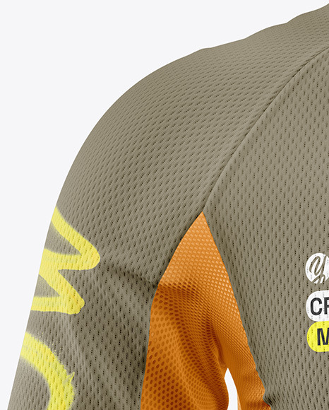 Crossshirt Mesh Jersey Mockup - Front View