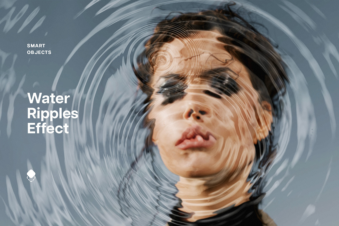 Water Surface Circles Photo Effect Water Surface Circles Photo Effect