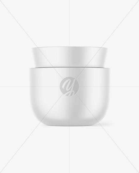 Matte Plastic Jar Mockup