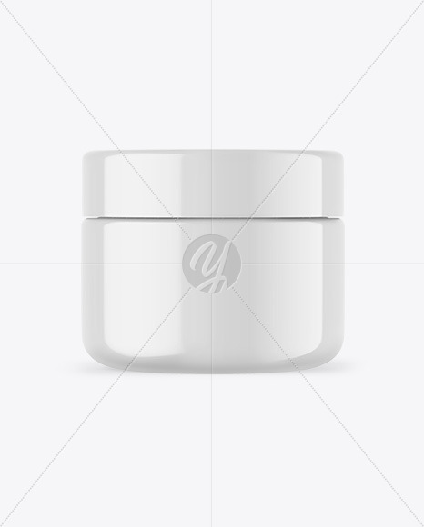 Glossy Insulated Food Jar Mockup