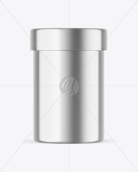 Metallic Insulated Food Jar Mockup