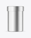 Metallic Insulated Food Jar Mockup