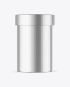 Matte Metallic Insulated Food Jar Mockup