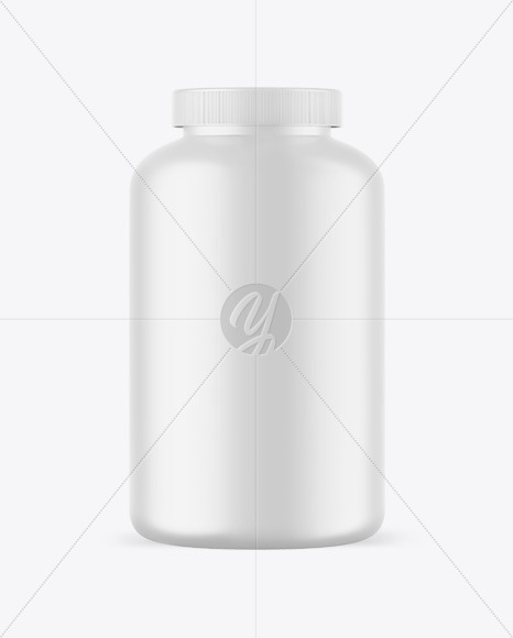 Matte Protein Jar Mockup