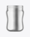 Metallic Protein Jar Mockup