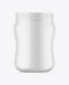 Matte Protein Jar Mockup