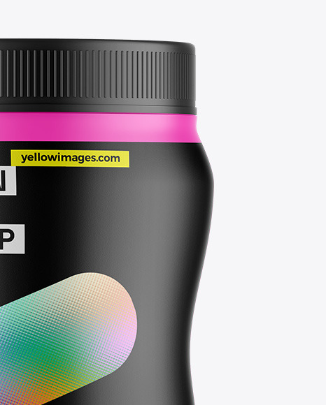 Matte Protein Jar Mockup