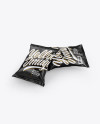 Two Matte Snack Packages Mockup Two Matte Snack Packages Mockup
