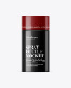 Glossy Spray Bottle Mockup