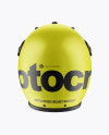 Motocross Helmet Mockup - Back View