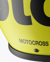 Motocross Helmet Mockup - Back View