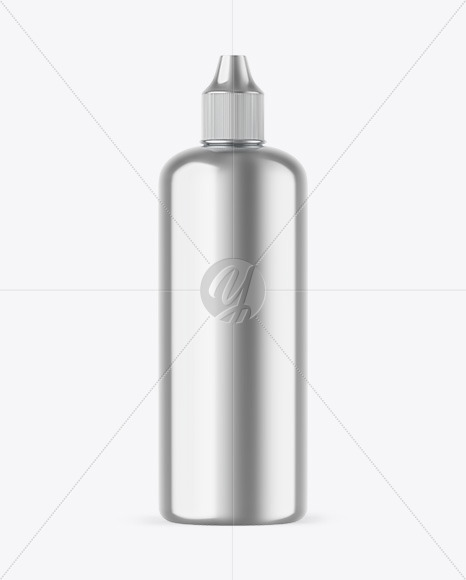 Metallic Dropper Bottle Mockup