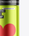 Metallic Cosmetic Bottle Mockup