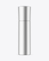 Matte Metallic Cosmetic Bottle Mockup