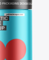 Matte Metallic Cosmetic Bottle Mockup