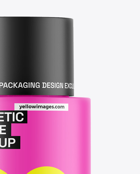 Matte Cosmetic Bottle Mockup