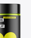 Metallic Protein Jar Mockup