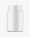 Matte Protein Jar Mockup