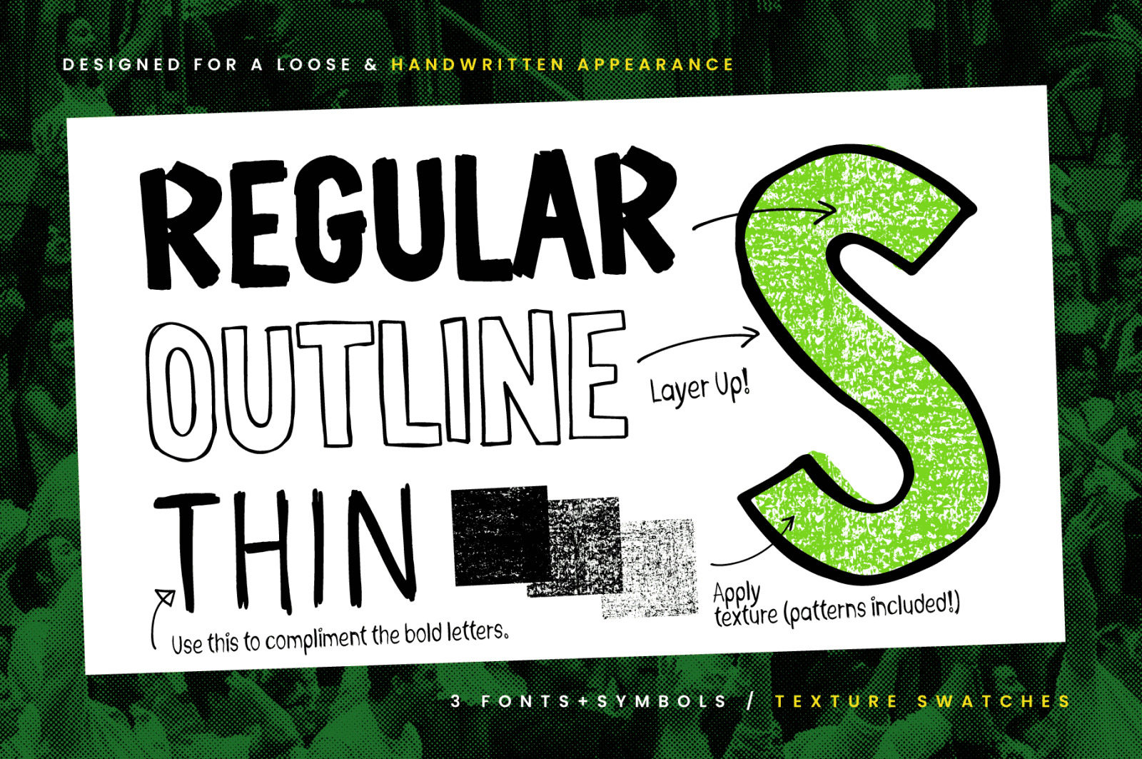 Sports Fan - A Handwritten Placard Font Sports Fan - A Handwritten Placard Font