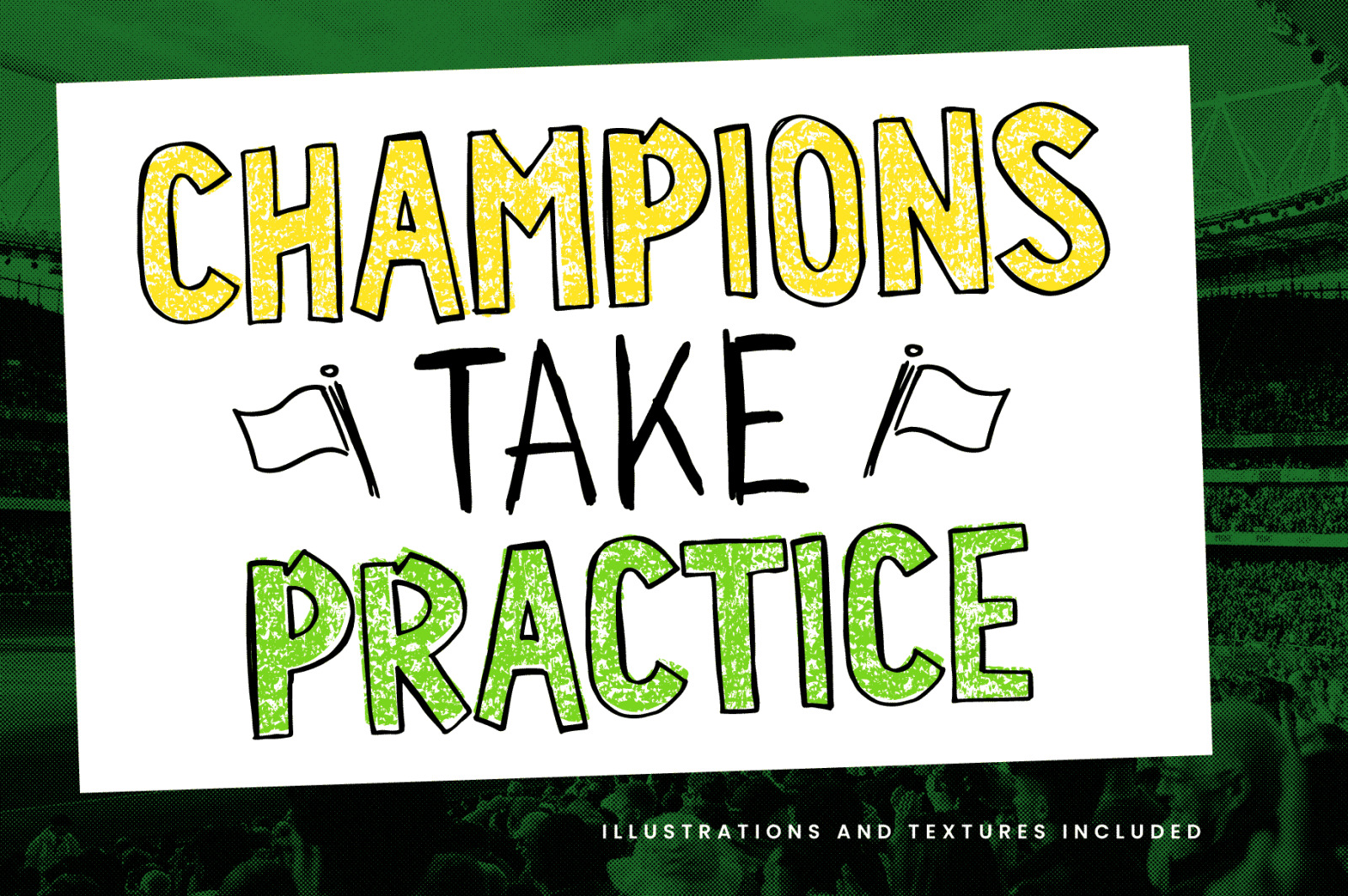 Sports Fan - A Handwritten Placard Font Sports Fan - A Handwritten Placard Font