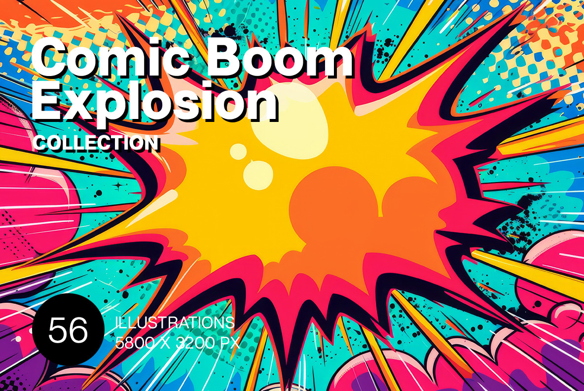 Comic Boom Explosions