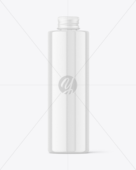 Glossy Bottle Mockup