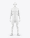 Long Sleeve Soccer Kit w/ Mannequin Mockup - Front View