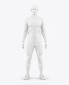 Long Sleeve Soccer Kit w/ Mannequin Mockup - Front View