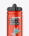 Glossy Sport Bottle Mockup