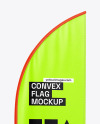 Convex Flag Mockup