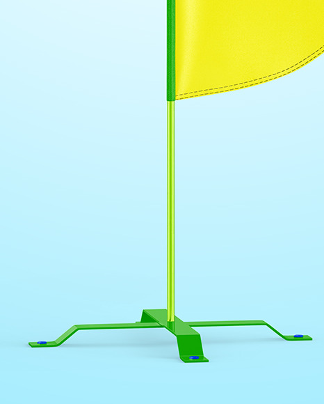 Convex Flag Mockup