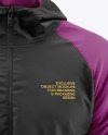 Men’s Full Zip Running Jacket Mockup