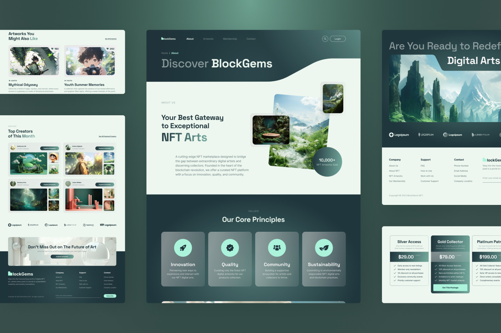 BlockGems - NFT Website BlockGems - NFT Website