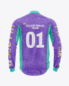 Crossshirt Melange Jersey Mockup - Back View