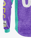 Crossshirt Melange Jersey Mockup - Back View