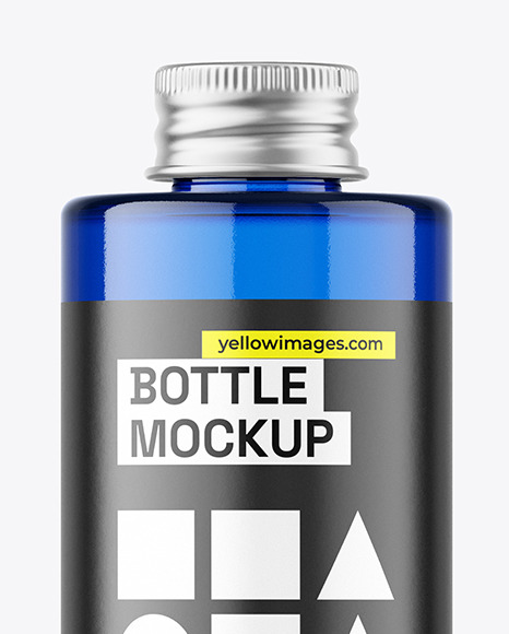 Blue Bottle Mockup