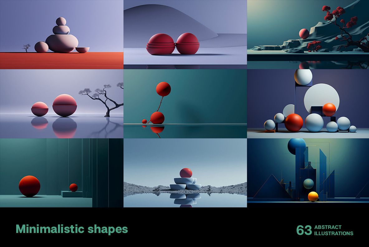 Minimalistic shapes Minimalistic shapes