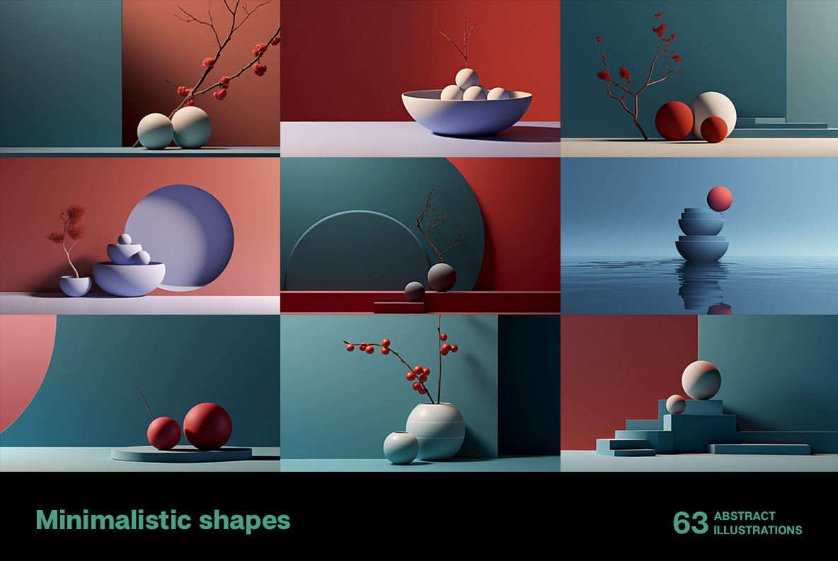 Minimalistic shapes Minimalistic shapes