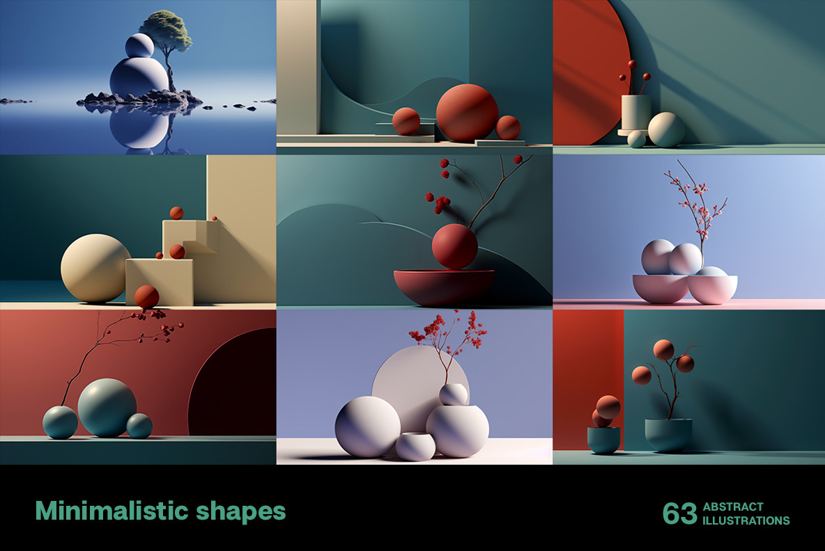 Minimalistic shapes Minimalistic shapes
