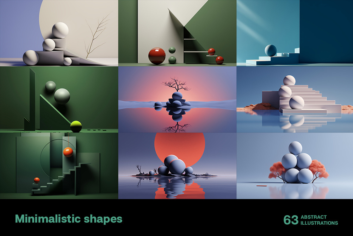Minimalistic shapes Minimalistic shapes
