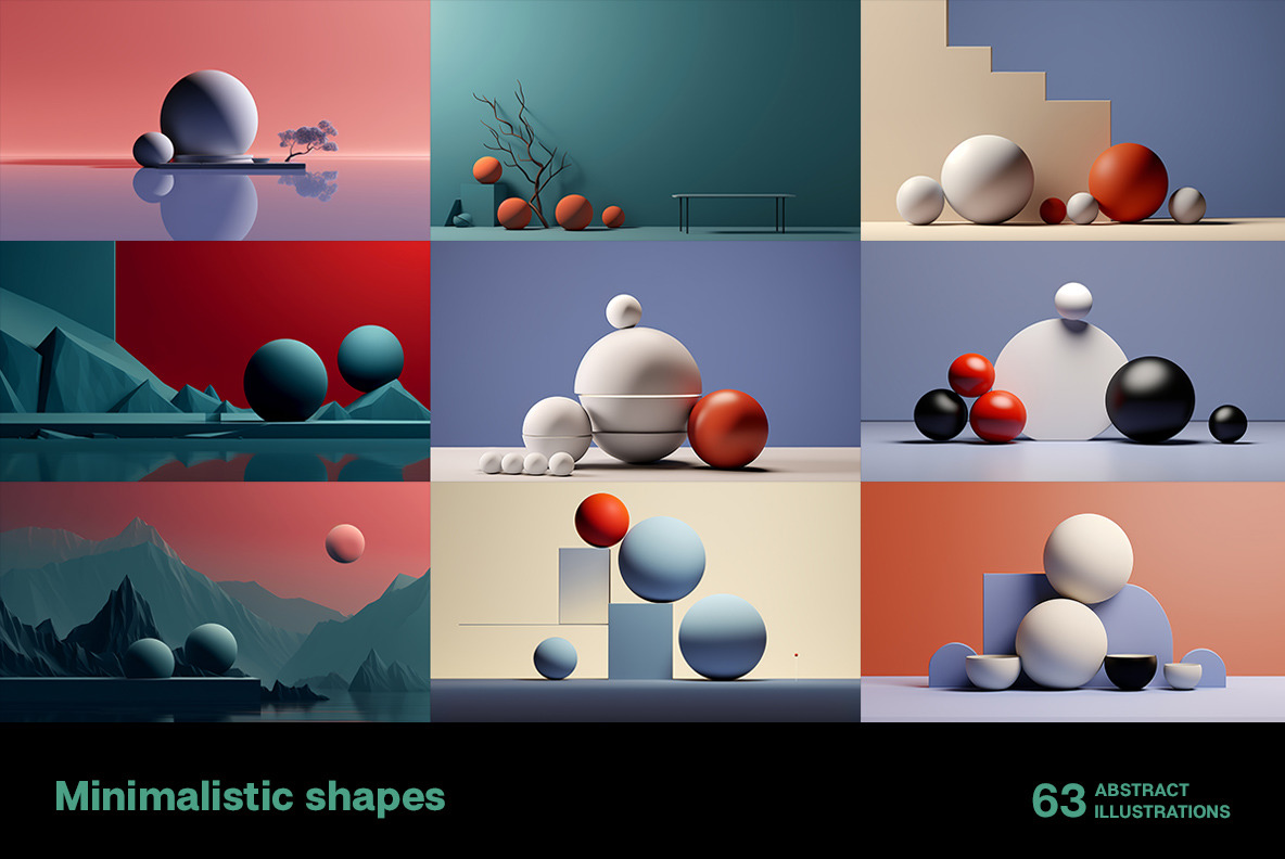 Minimalistic shapes Minimalistic shapes