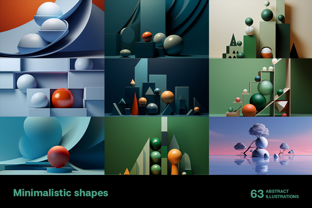 Minimalistic shapes Minimalistic shapes