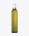 500 ml Green Glass Olive Oil Bottle Mockup