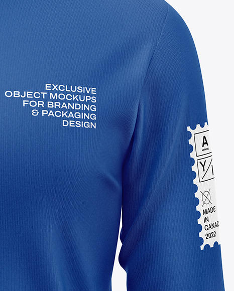 Men's Full-Zip Sweatshirt Mockup